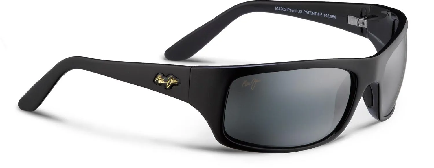 Поляризационные солнцезащитные очки Peahi Maui Jim, Gloss Black
Поляризационные солнцезащитные очки Peahi Maui Jim, Gloss Black