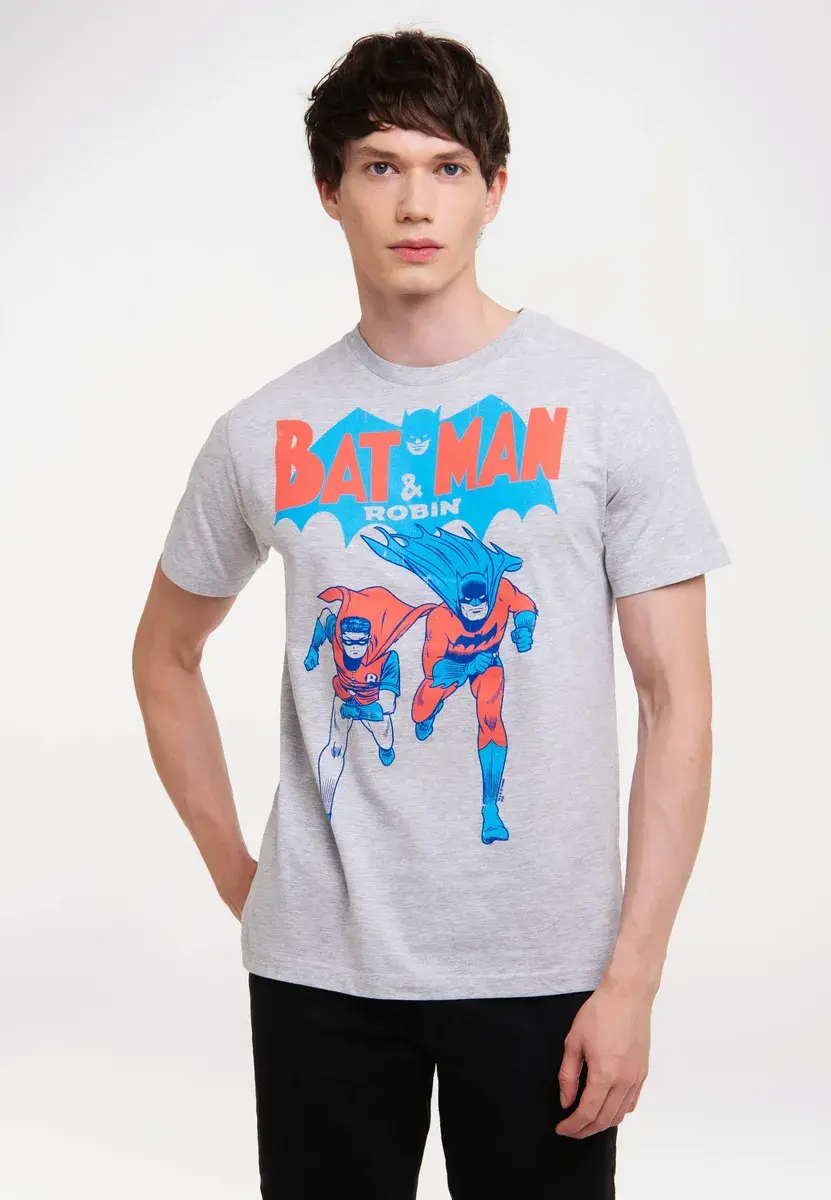 Футболка Logoshirt "BATMAN AND ROBIN", с классным принтом спереди, серый
Футболка Logoshirt "BATMAN AND ROBIN", с классным принтом спереди, серый