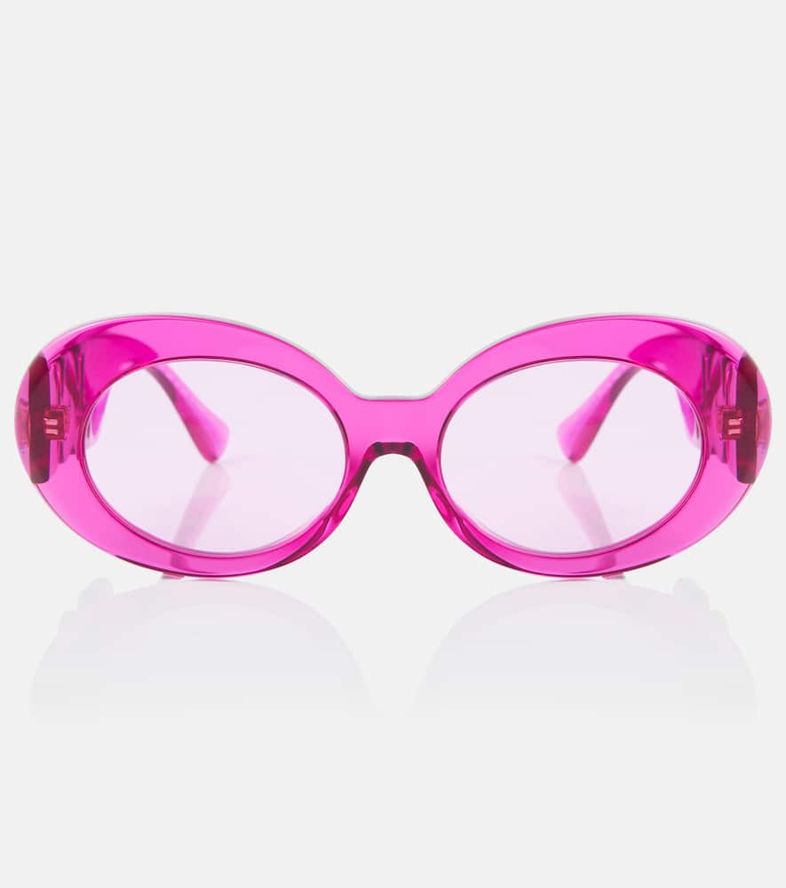 Солнцезащитные очки круглые с декором Versace
Солнцезащитные очки круглые с декором Versace