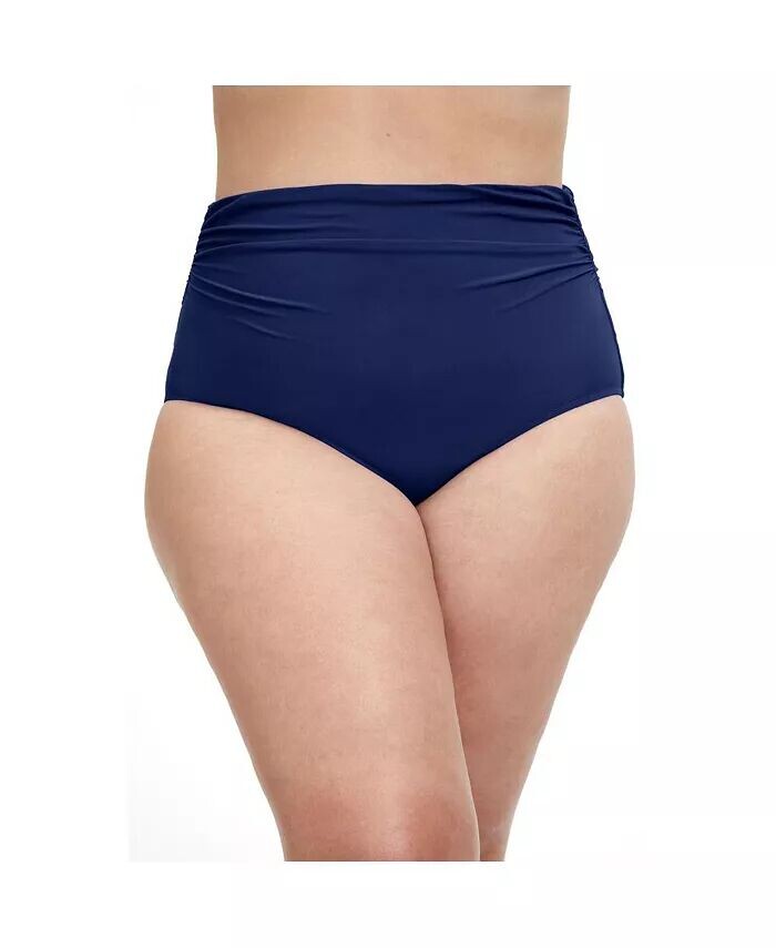 Женские плавки бикини с высокой талией Tutti Frutti Profile by Gottex, синий 
Женские плавки бикини с высокой талией Tutti Frutti Profile by Gottex, синий