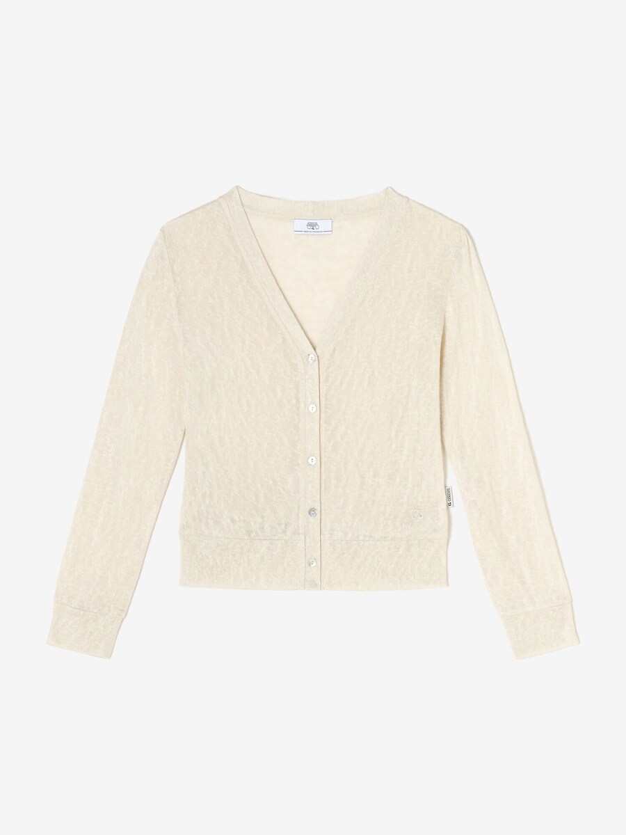 Вязаный кардиган Le Temps Des Cerises Rejane, цвет Egg shell
Вязаный кардиган Le Temps Des Cerises Rejane, цвет Egg shell