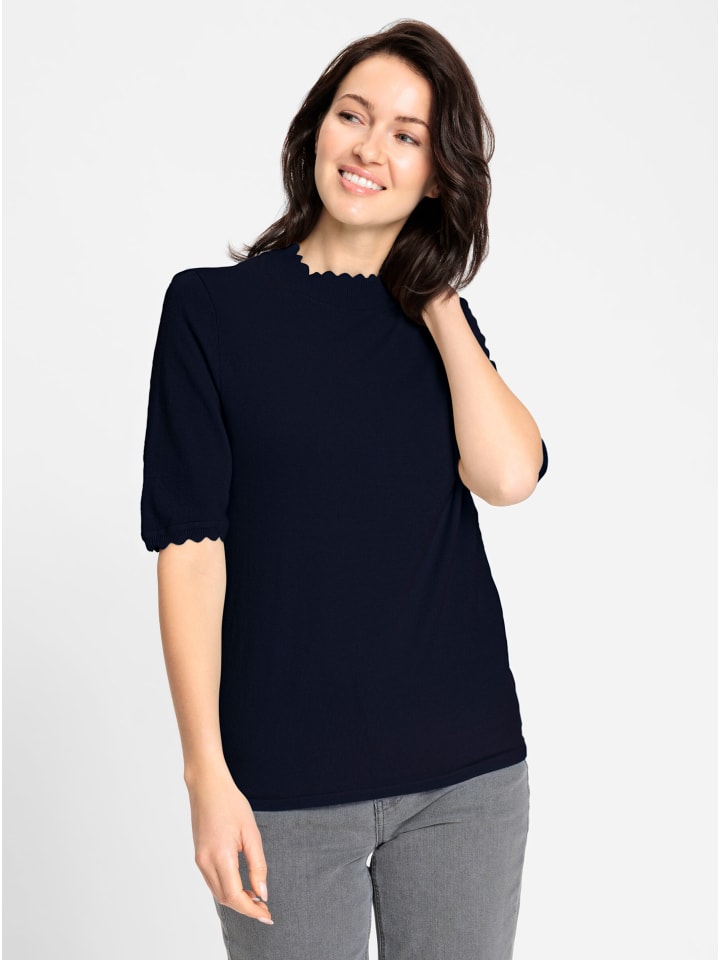 Свитер с короткими рукавами темно-синего цвета WITT WEIDEN
Свитер с короткими рукавами темно-синего цвета WITT WEIDEN