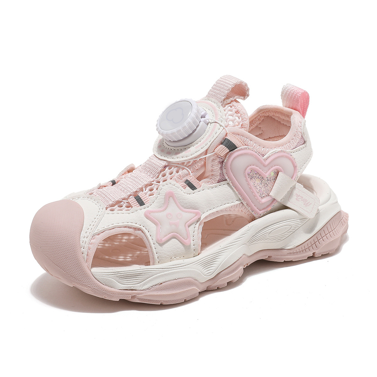 Детские сандалии с нескользящей подошвой и износостойким верхом FIRS Kids, бежевый/розовый 
Детские сандалии с нескользящей подошвой и износостойким верхом FIRS Kids, бежевый/розовый