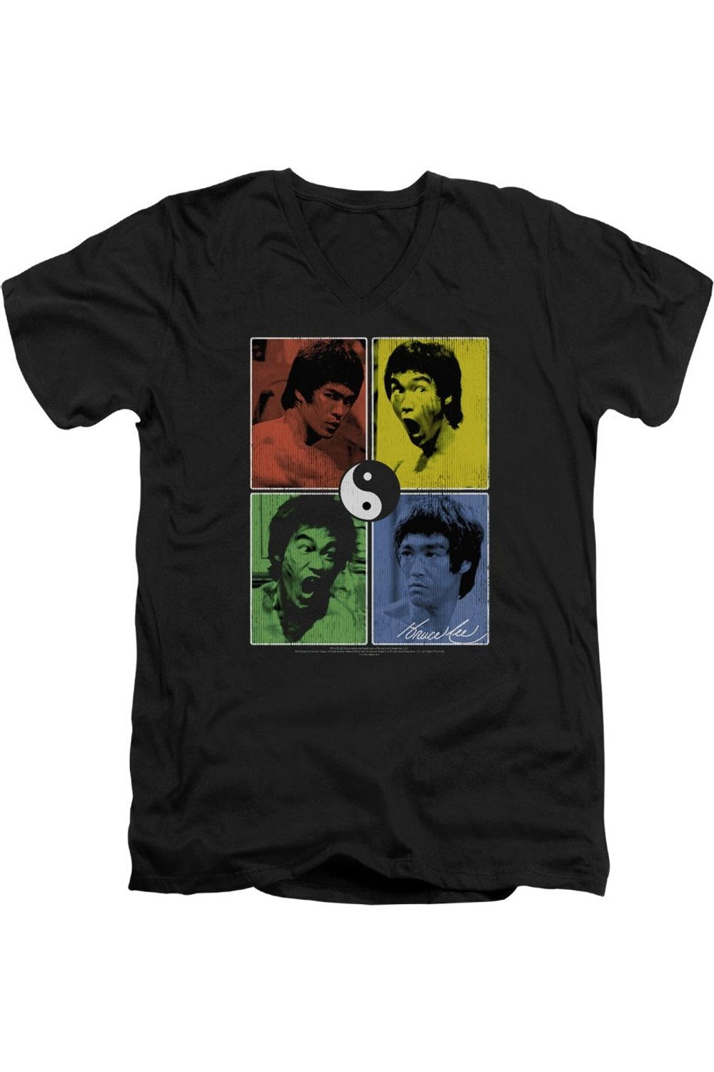 Футболка с коротким рукавом и V-образным вырезом для взрослых с принтом Брюса Ли и цветными блоками Gildan, черный
Футболка с коротким рукавом и V-образным вырезом для взрослых с принтом Брюса Ли и цветными блоками Gildan, черный