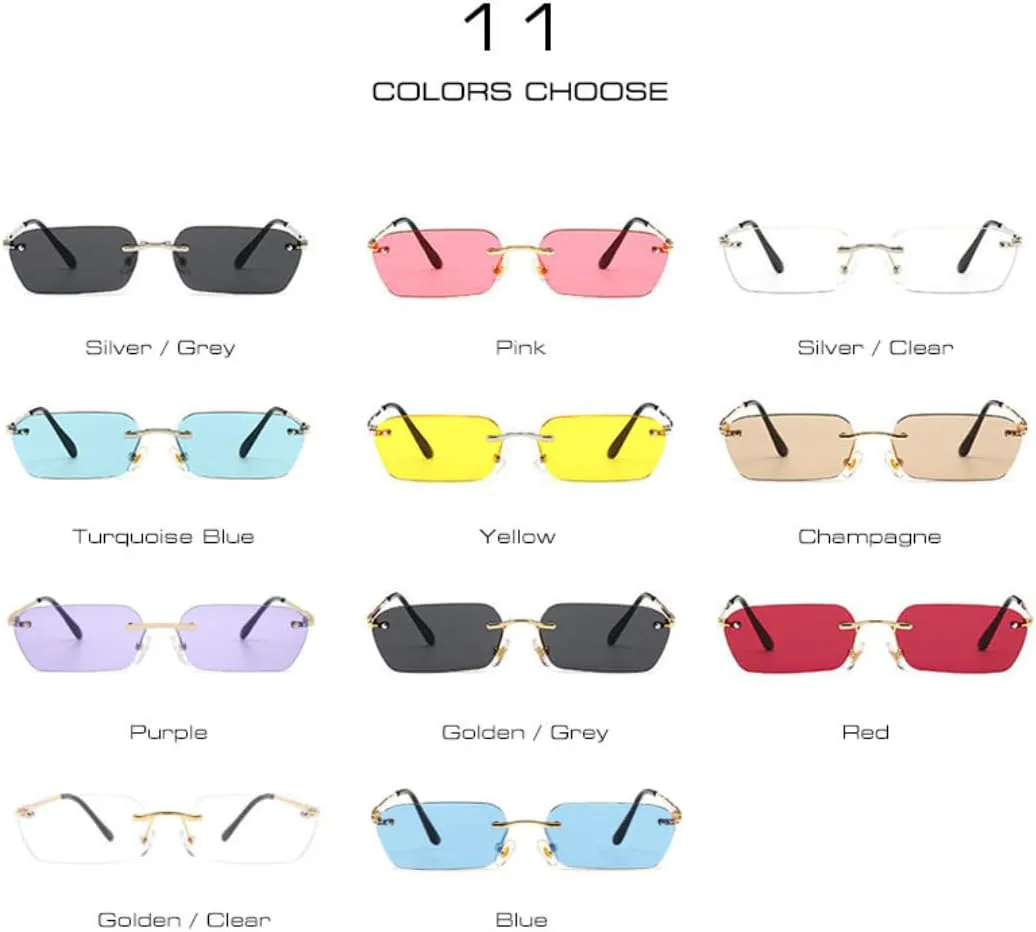 Модные солнцезащитные очки без оправы, трендовые прозрачные, красные, синие, желтые, мужские, прямоугольные, с защитой от УФ-излучения UV400 UUPTTPL, Purple
Модные солнцезащитные очки без оправы, трендовые прозрачные, красные, синие, желтые, мужские, прямоугольные, с защитой от УФ-излучения UV400 UUPTTPL, Purple