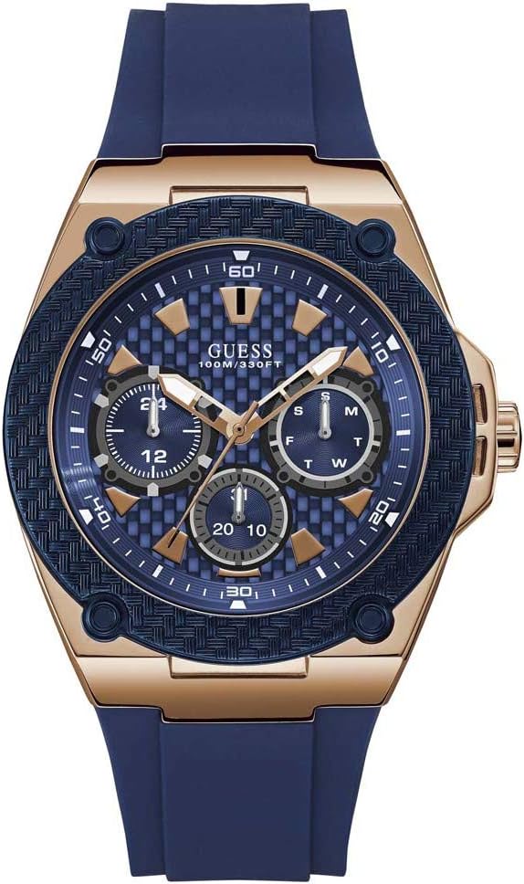 GUESS мужские часы из нержавеющей стали с кварцевым механизмом, Blue/Rose Gold Tone/Blue, Позолоченный, GUESS мужские часы из нержавеющей стали с кварцевым механизмом, Blue/Rose Gold Tone/Blue
GUESS мужские часы из нержавеющей стали с кварцевым механизмом, Blue/Rose Gold Tone/Blue, Позолоченный, GUESS мужские часы из нержавеющей стали с кварцевым механизмом, Blue/Rose Gold Tone/Blue