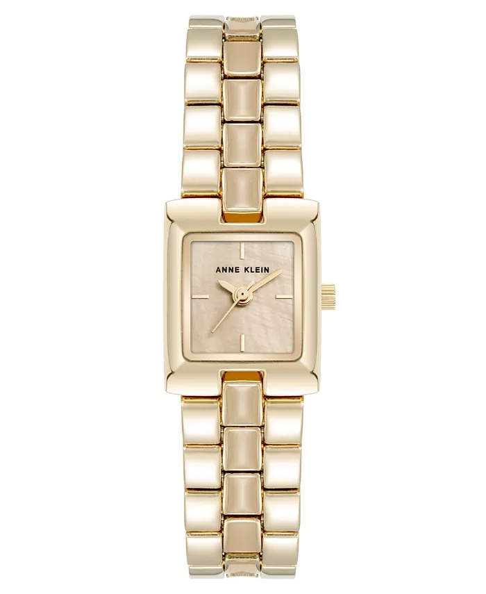 Женские часы Quartz Petite Tan с эмалевым центральным звеном и браслетом из золотистого металлического сплава, 17,5 мм Anne Klein, мультиколор
Женские часы Quartz Petite Tan с эмалевым центральным звеном и браслетом из золотистого металлического сплава, 17,5 мм Anne Klein, мультиколор