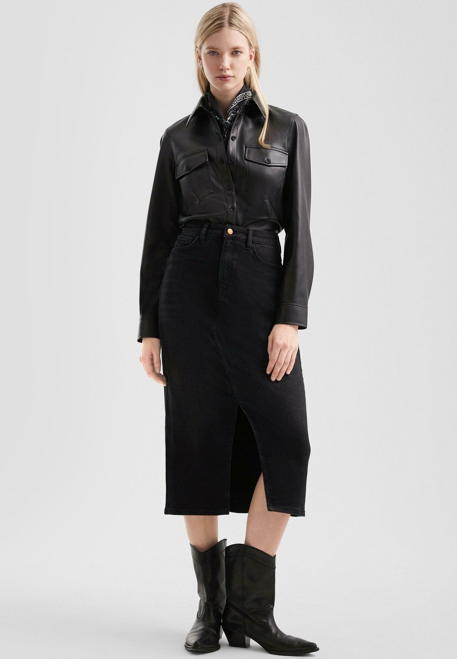 Юбка QS Pencil skirt, Schwarz/Black Denim
Юбка QS Pencil skirt, Schwarz/Black Denim