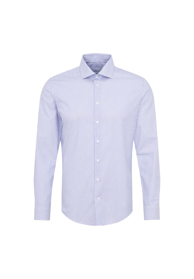 Деловая рубашка узкая Seidensticker, голубой
Деловая рубашка узкая Seidensticker, голубой