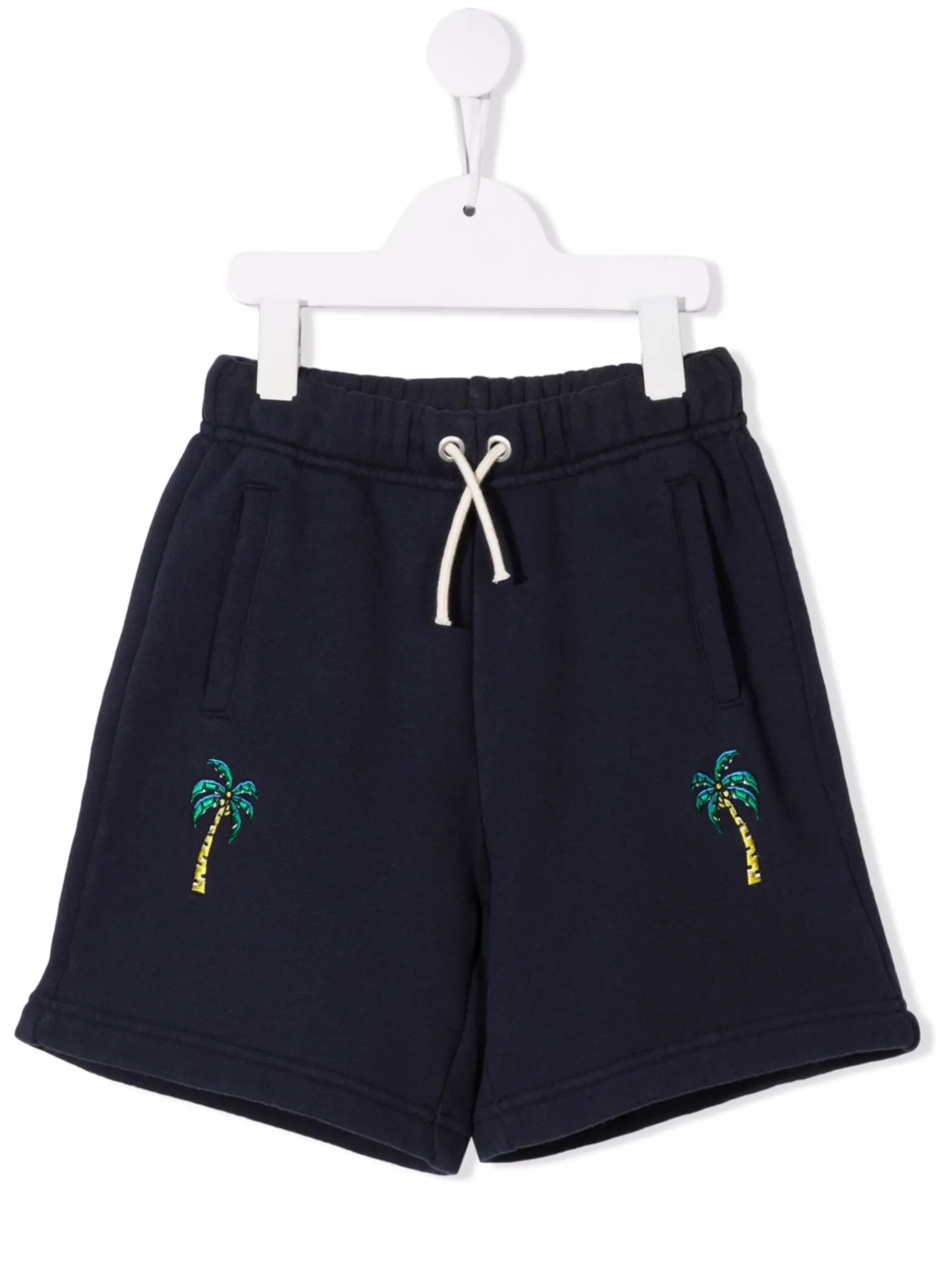 Шорты с кулиской и вышивкой Palm Angels Kids, синий
Шорты с кулиской и вышивкой Palm Angels Kids, синий