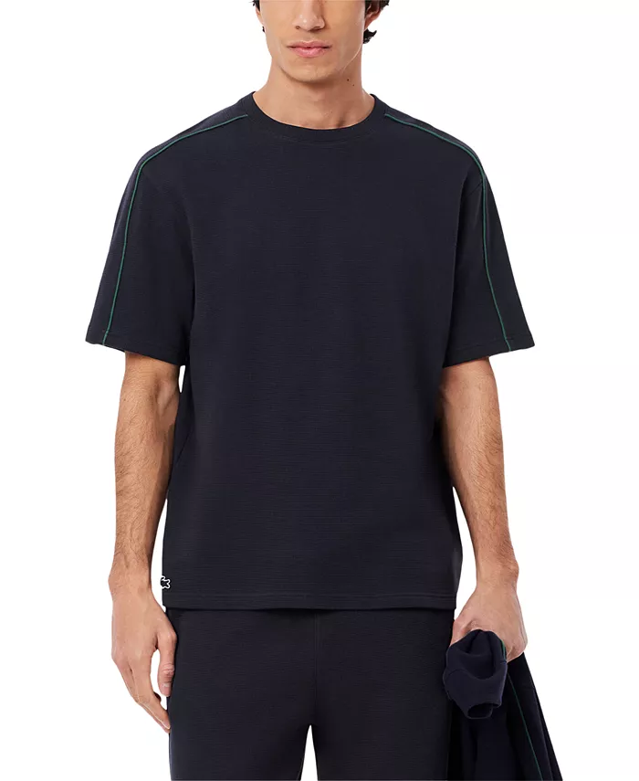 Мужская пижамная футболка с фактурным узором Lacoste, синий
Мужская пижамная футболка с фактурным узором Lacoste, синий