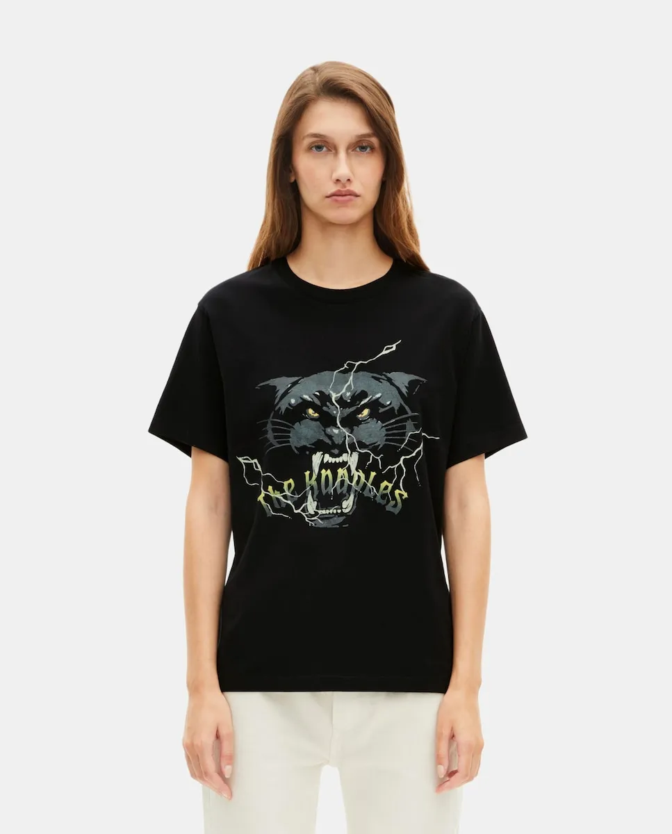 Женская футболка с принтом из страз The Kooples, черный
Женская футболка с принтом из страз The Kooples, черный