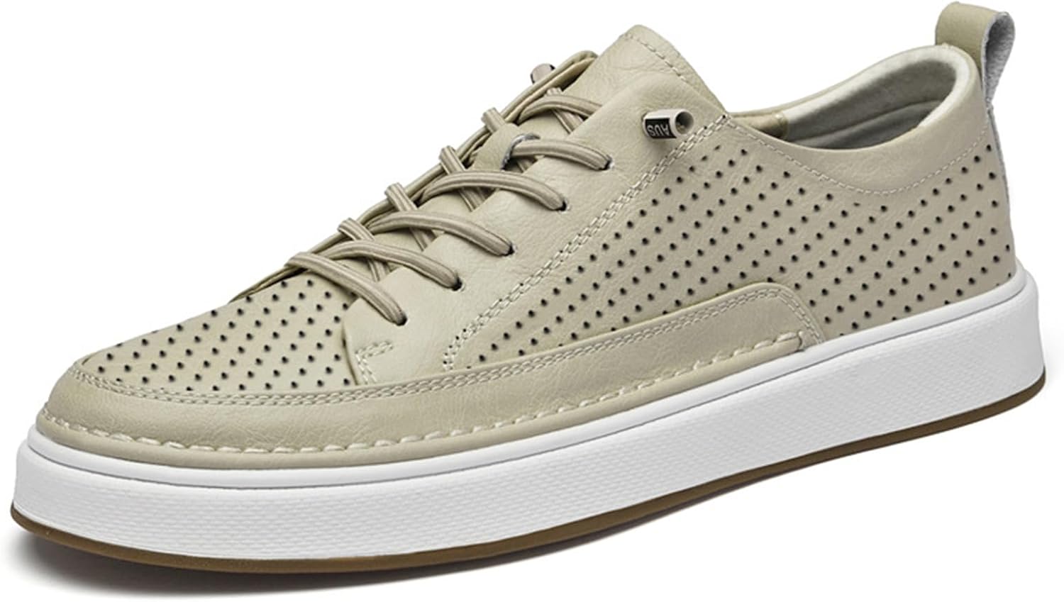 Мужские кожаные кроссовки-оксфорды, удобные, на плоской подошве, легкие, с противоскользящей подошвой, дышащие, с шнуровкой, ретро-стиль, повседневные туфли для вождения, работы, поездок и досуга Nxnbhsl, бежевый
Мужские кожаные кроссовки-оксфорды, удобные, на плоской подошве, легкие, с противоскользящей подошвой, дышащие, с шнуровкой, ретро-стиль, повседневные туфли для вождения, работы, поездок и досуга Nxnbhsl, бежевый