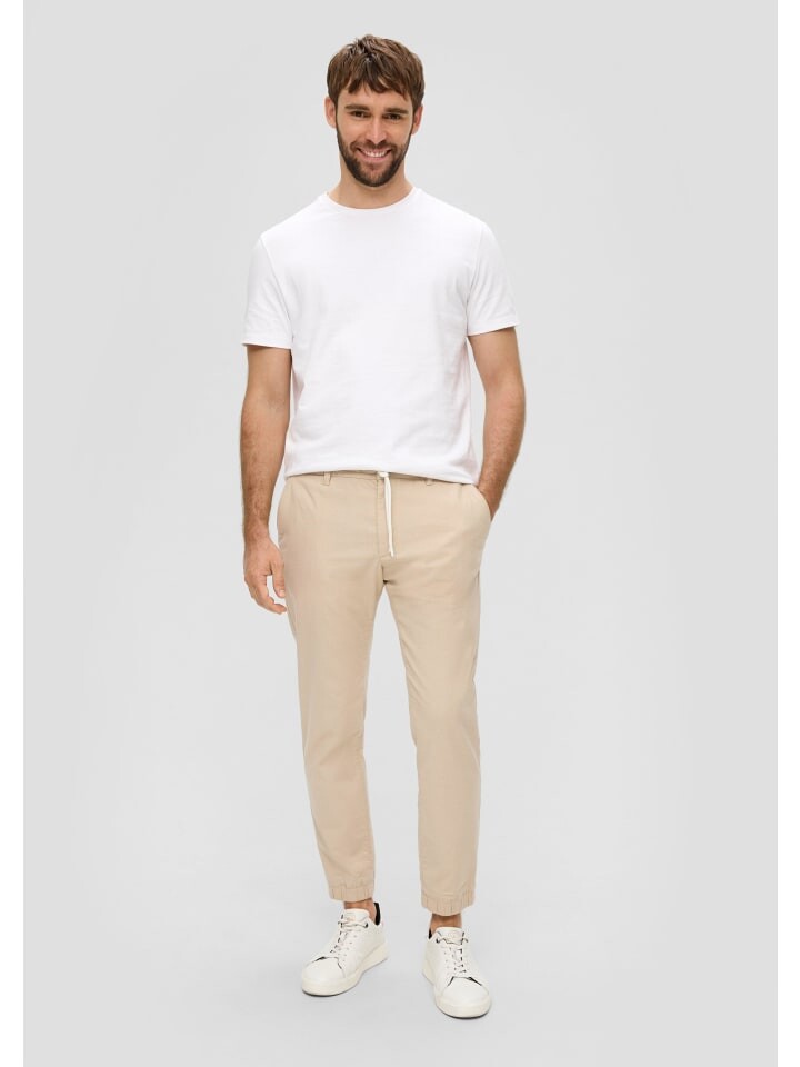 Тканевые брюки s.Oliver, кремовый
Тканевые брюки s.Oliver, кремовый