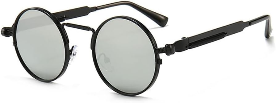 Классические панк-солнцезащитные очки для женщин, зеркальные круглые металлические солнцезащитные очки с антибликовым покрытием, винтажные мужские очки для вождения, защита от УФ-излучения UV400 KTUCN, 3
Классические панк-солнцезащитные очки для женщин, зеркальные круглые металлические солнцезащитные очки с антибликовым покрытием, винтажные мужские очки для вождения, защита от УФ-излучения UV400 KTUCN, 3