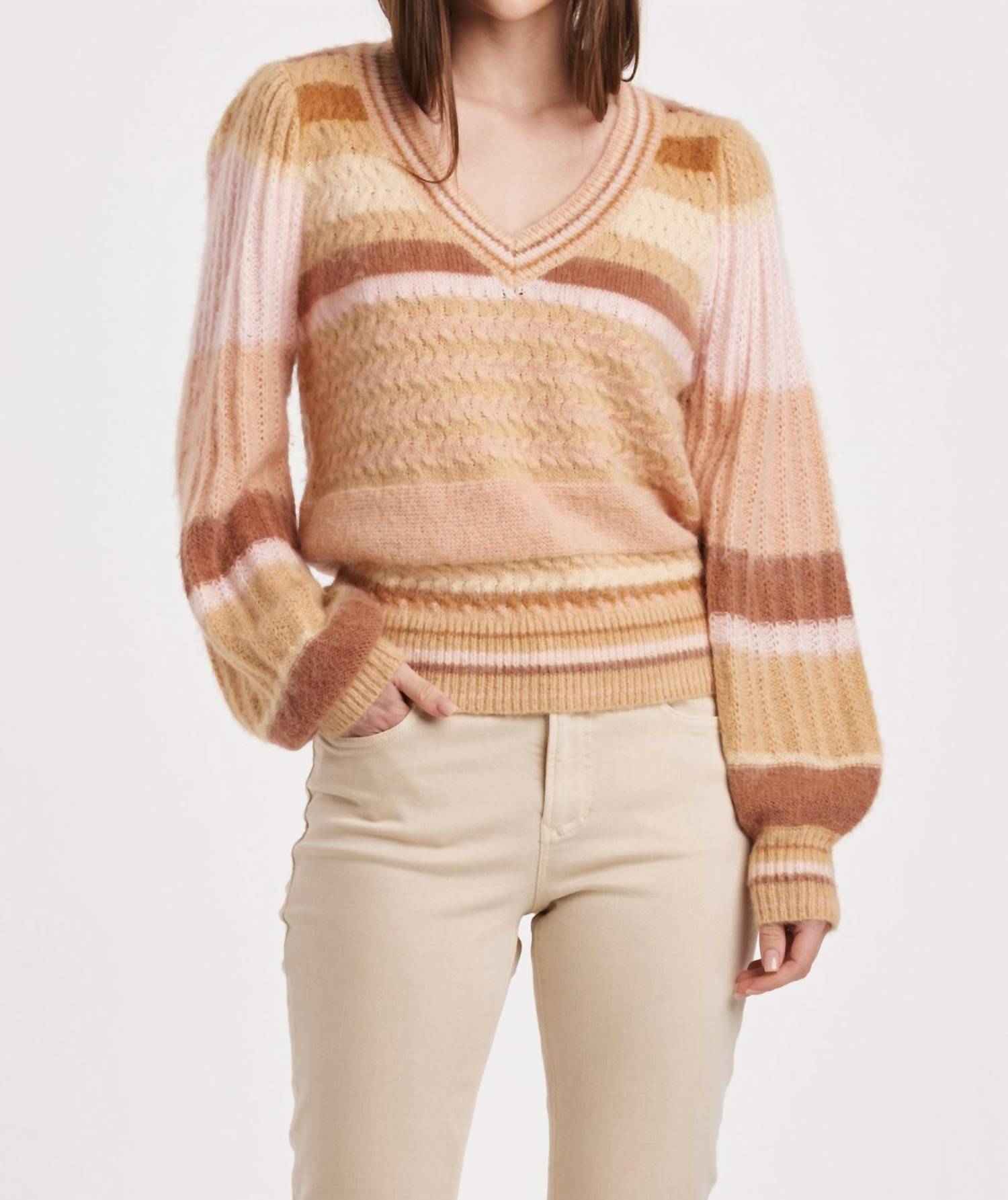 Свитер с рукавами-фонариками Geneva цвета медной розы Another Love, цвет copper rose
Свитер с рукавами-фонариками Geneva цвета медной розы Another Love, цвет copper rose