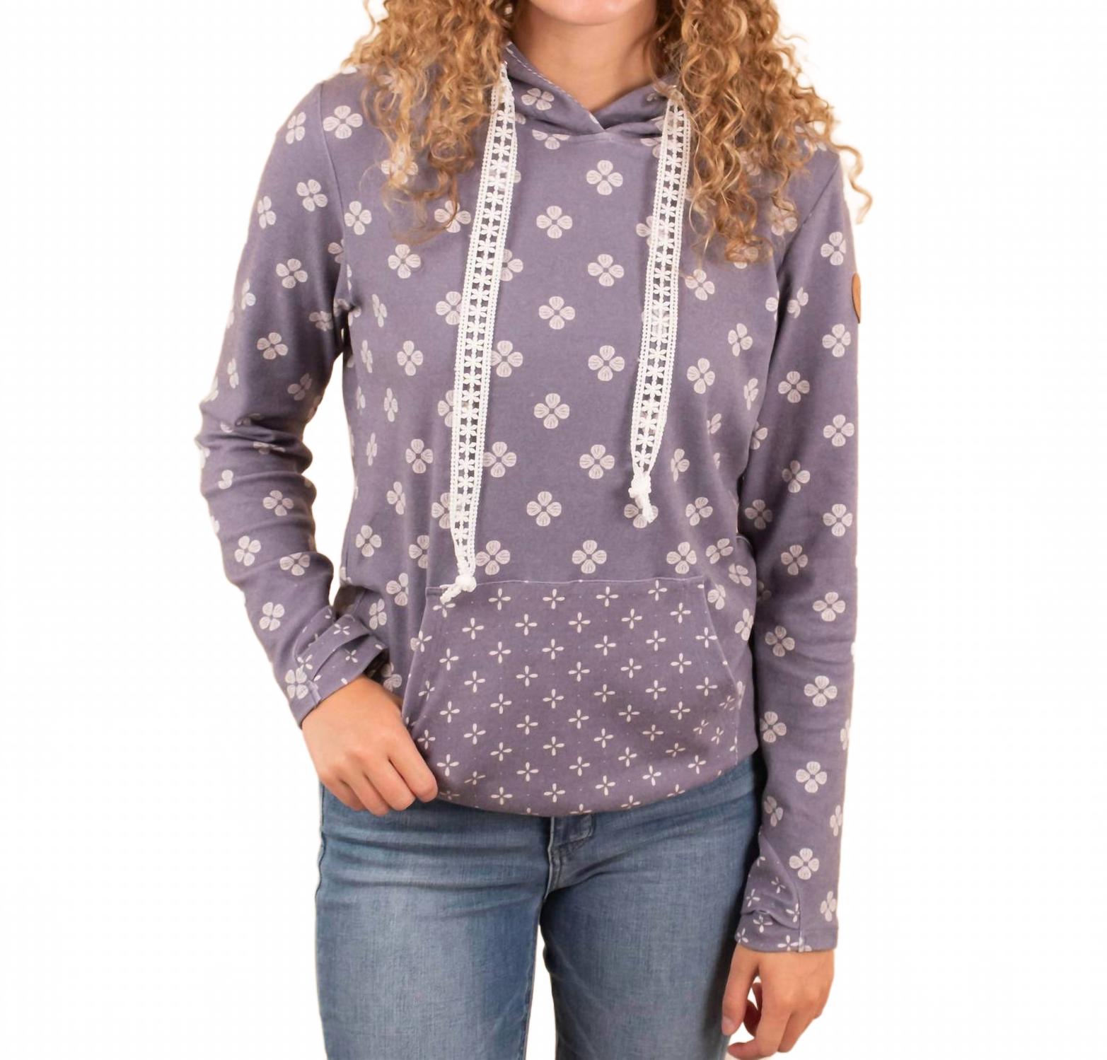 Хейли цветочная толстовка с капюшоном в шиферно-фиолетовом Michelle Mae
Хейли цветочная толстовка с капюшоном в шиферно-фиолетовом Michelle Mae
