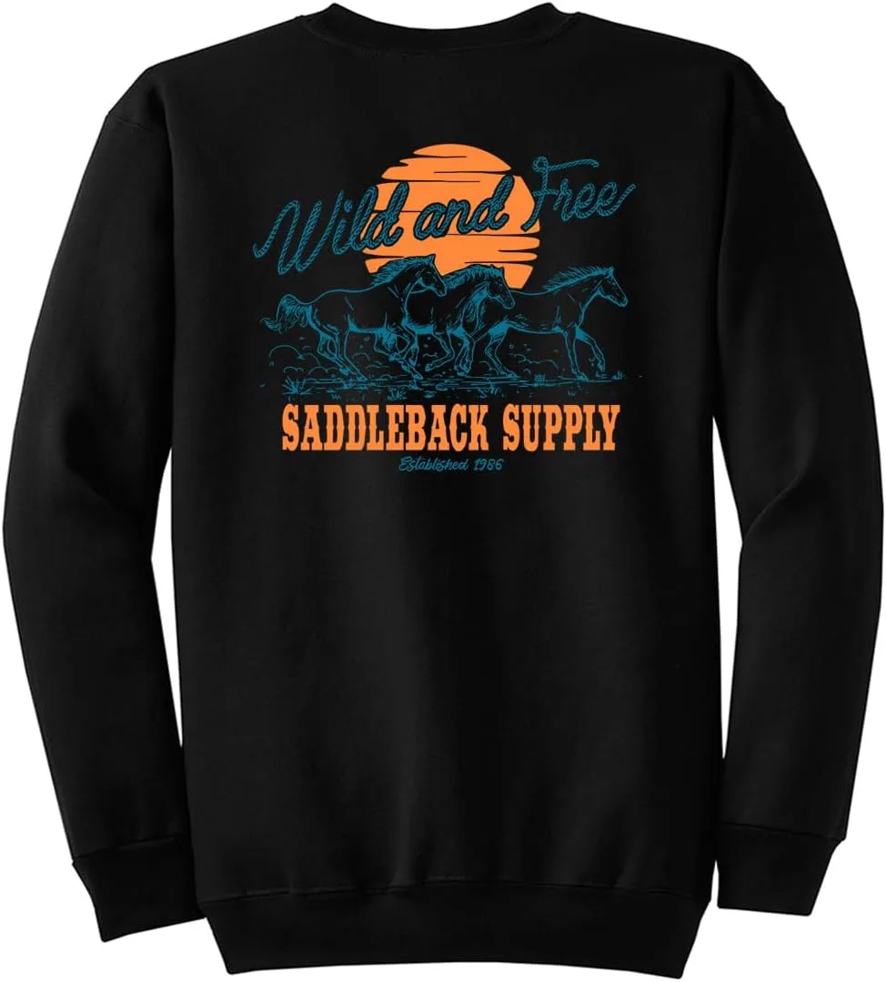Мужской свитшот Wild and Free Logo Saddleback Supply
Мужской свитшот Wild and Free Logo Saddleback Supply