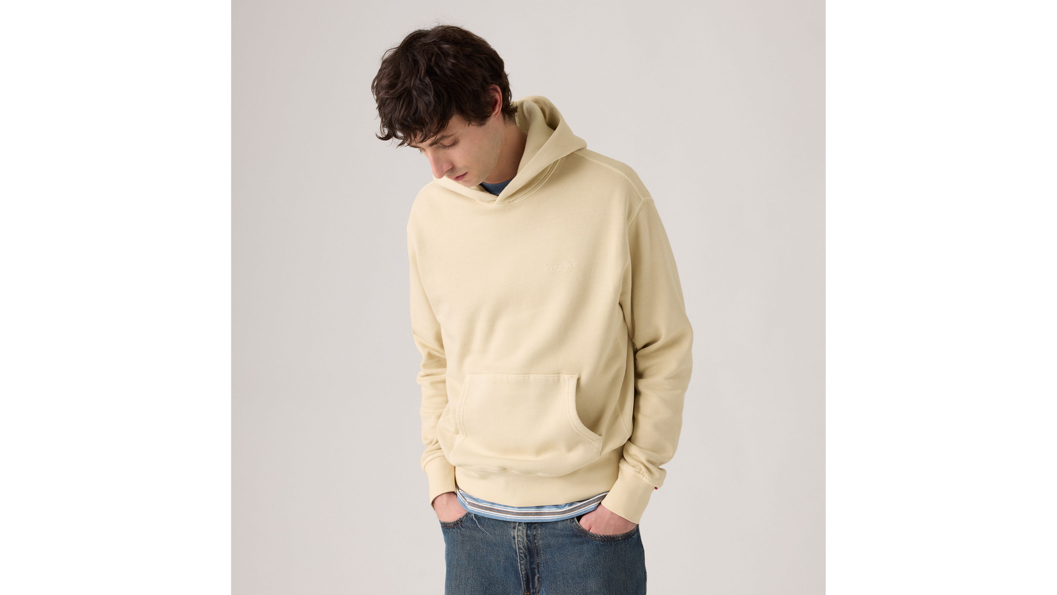 Аутентичная толстовка с капюшоном Levi's, Fog Garment Dye Fog - Grey
Аутентичная толстовка с капюшоном Levi's, Fog Garment Dye Fog - Grey