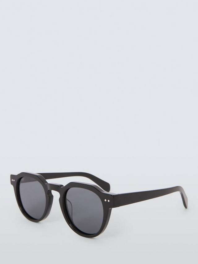 Круглые поляризованные солнцезащитные очки John Lewis, черный 
Круглые поляризованные солнцезащитные очки John Lewis, черный