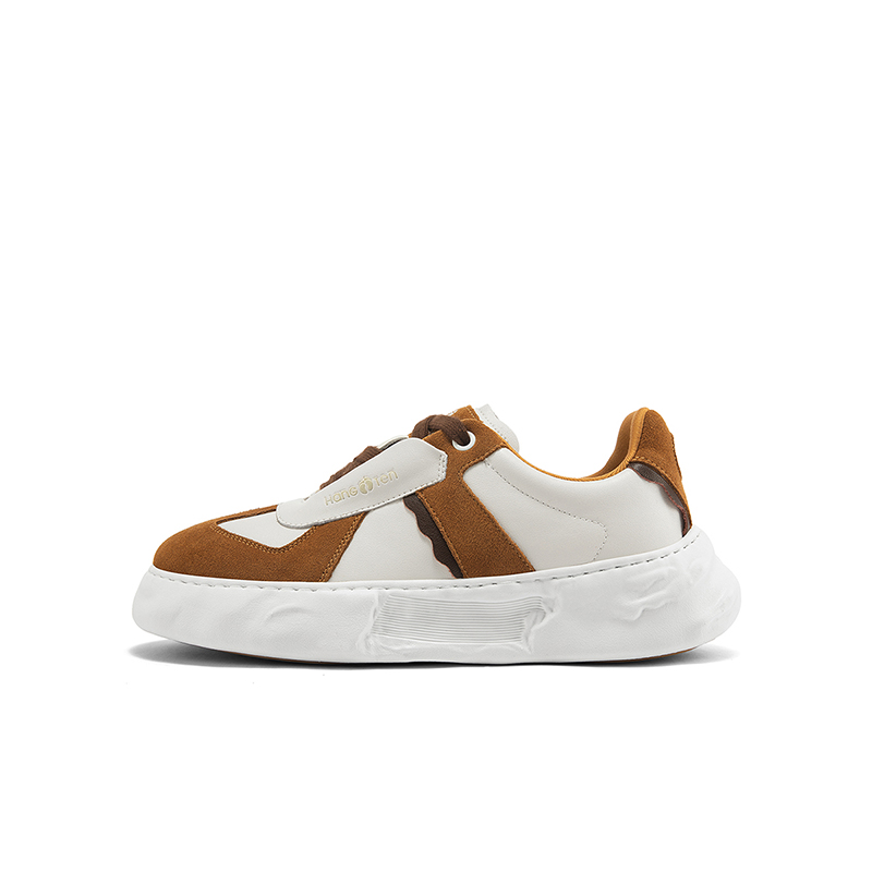 HANG TEN Антискользящие и износостойкие балансные низкие скейтерские кроссовки мужские - белый коричневый, цвет White Brown
HANG TEN Антискользящие и износостойкие балансные низкие скейтерские кроссовки мужские - белый коричневый, цвет White Brown