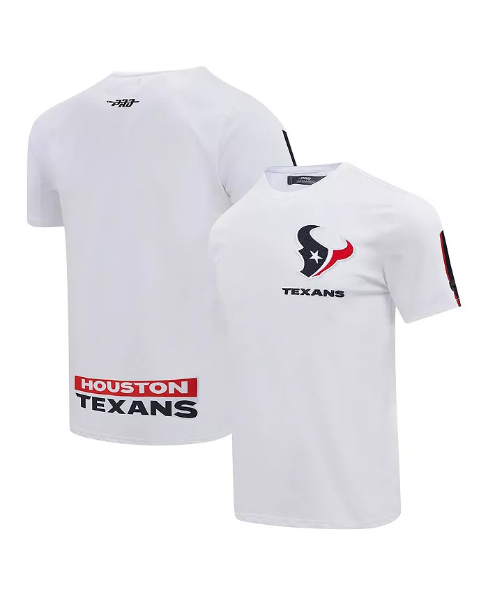 Мужская белая футболка Houston Texans с логотипом команды для выездных матчей Pro Standard
Мужская белая футболка Houston Texans с логотипом команды для выездных матчей Pro Standard