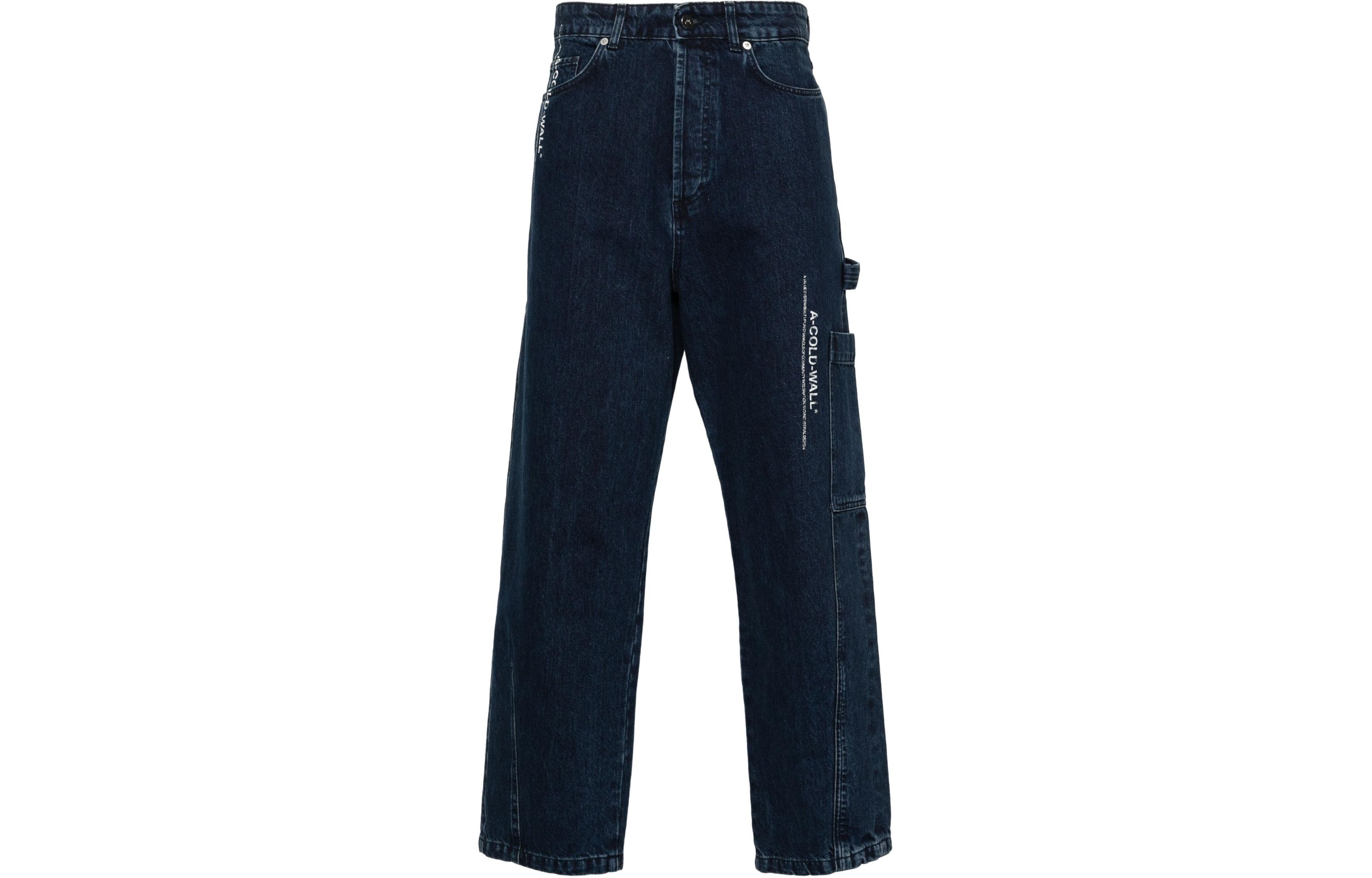 Широкие джинсы с логотипом A-Cold-Wall*, синий
Широкие джинсы с логотипом A-Cold-Wall*, синий