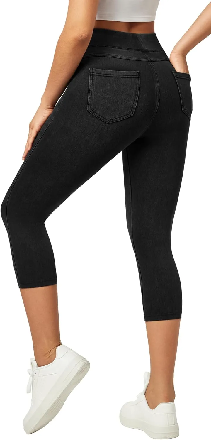 IUGA Jeggings для женщин Pull On Capri Stretchy High Waisted Denim с карманами
IUGA Jeggings для женщин Pull On Capri Stretchy High Waisted Denim с карманами