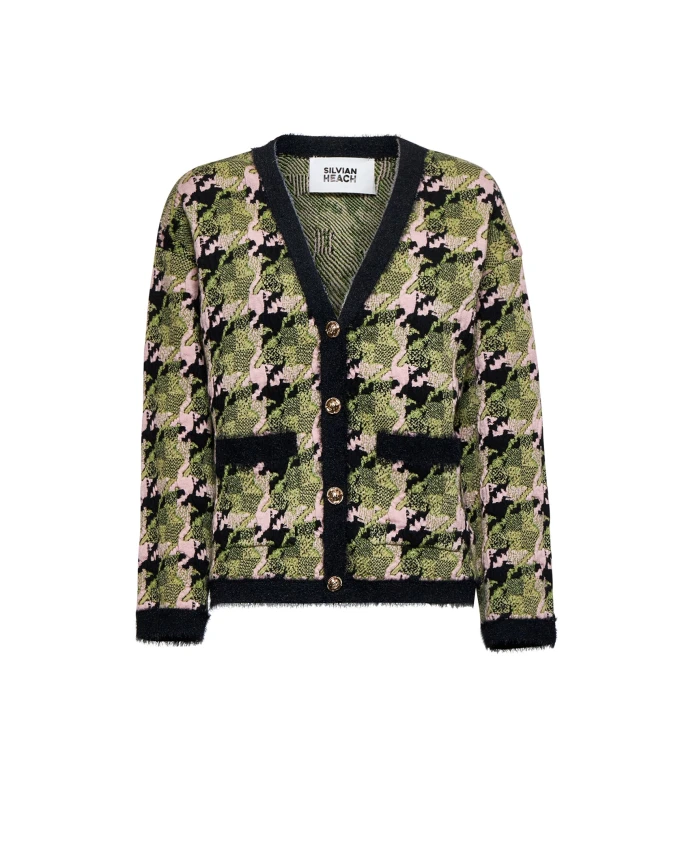 Кардиган с графическим узором и декоративными пуговицами. Silvian Heach, мультиколор
Кардиган с графическим узором и декоративными пуговицами. Silvian Heach, мультиколор
