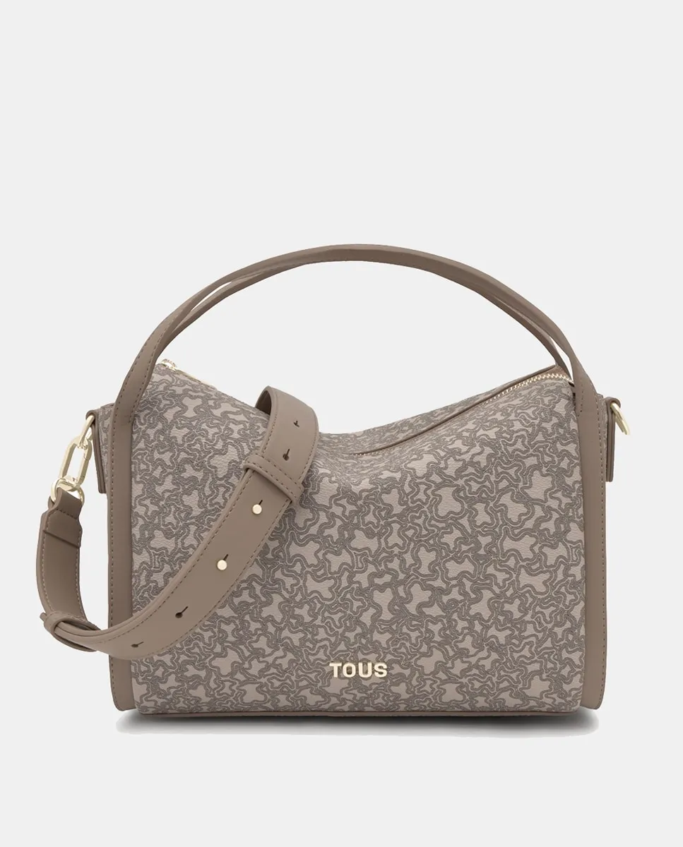 Средняя сумка с застежкой на молнии и двойной ручкой Tous, серо-коричневый
Средняя сумка с застежкой на молнии и двойной ручкой Tous, серо-коричневый