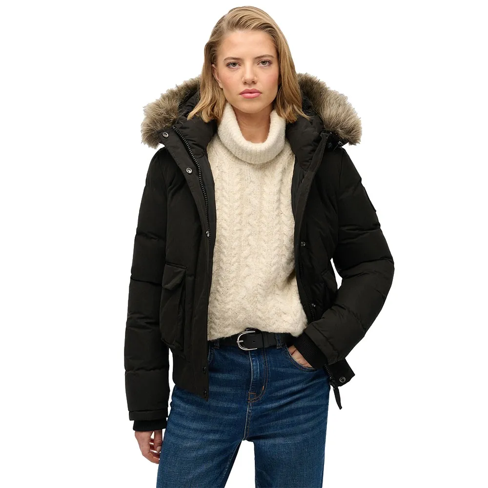 Куртка-бомбер Superdry Everest Mf Ella, черный
Куртка-бомбер Superdry Everest Mf Ella, черный