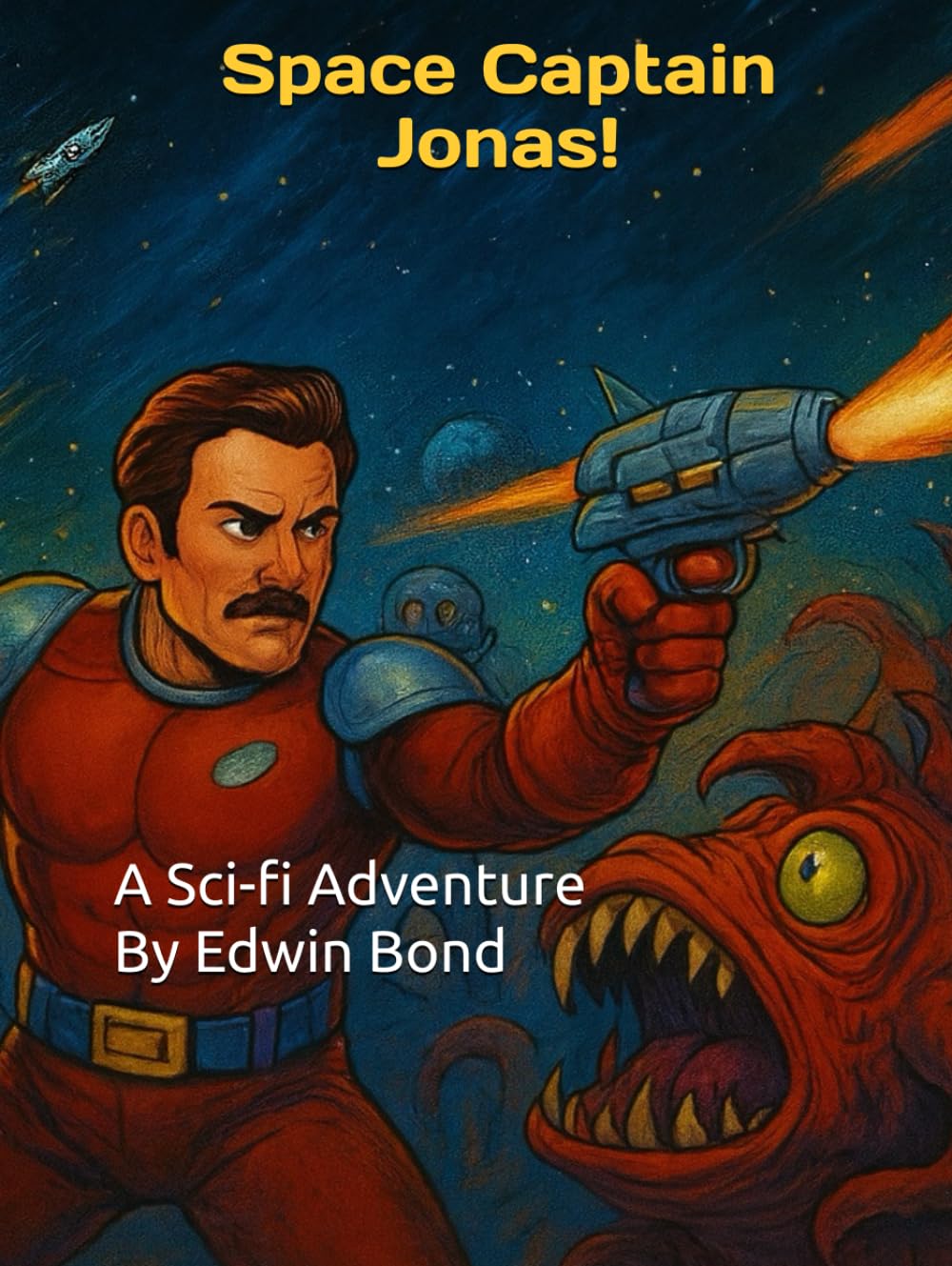 Space Captain Jonas!: A Sci-fi Adventure (Independently published)
Space Captain Jonas!: A Sci-fi Adventure (Independently published)