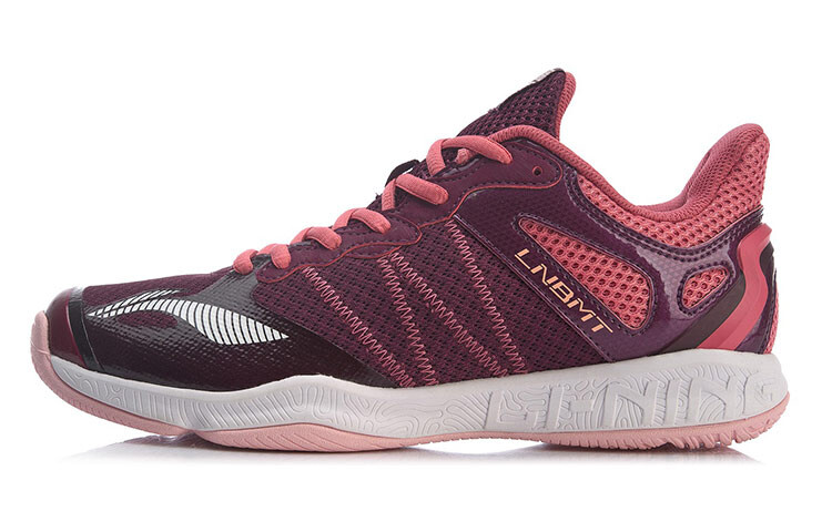 Кроссовки для бадминтона женские с низким верхом красные/фиолетовые Lining
Кроссовки для бадминтона женские с низким верхом красные/фиолетовые Lining