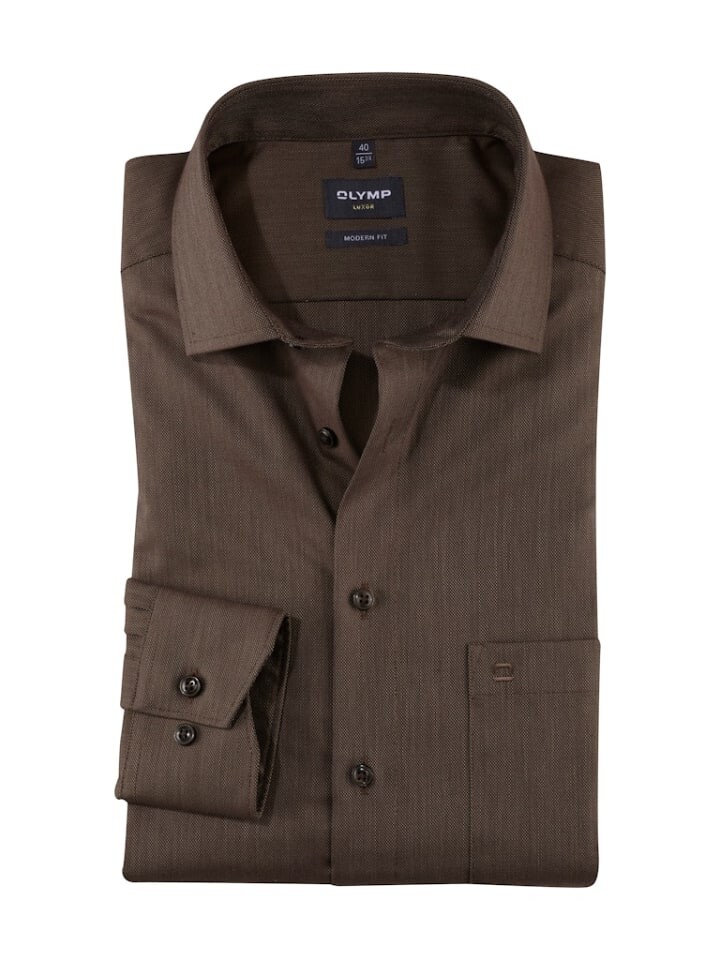 Рубашка OLYMP modern fit, коричневый
Рубашка OLYMP modern fit, коричневый