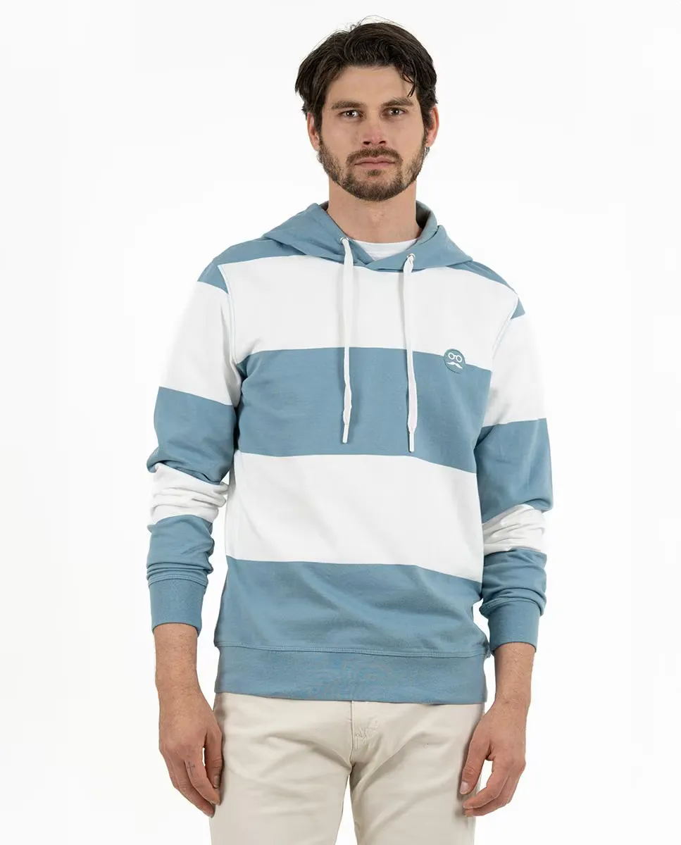 Мужская хлопковая толстовка с капюшоном Makarthy, синий
Мужская хлопковая толстовка с капюшоном Makarthy, синий