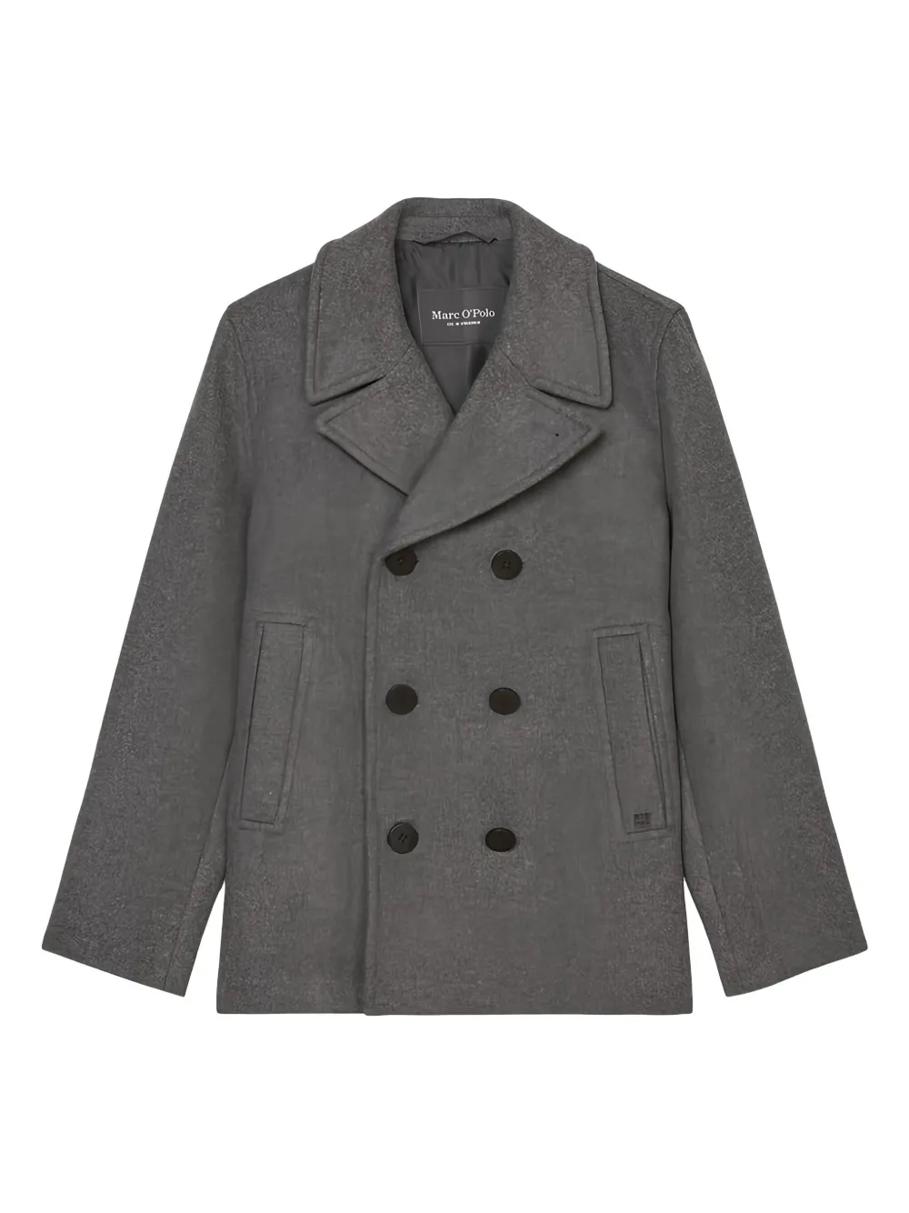Двубортный бушлат Marc O'Polo, серый 
Двубортный бушлат Marc O'Polo, серый