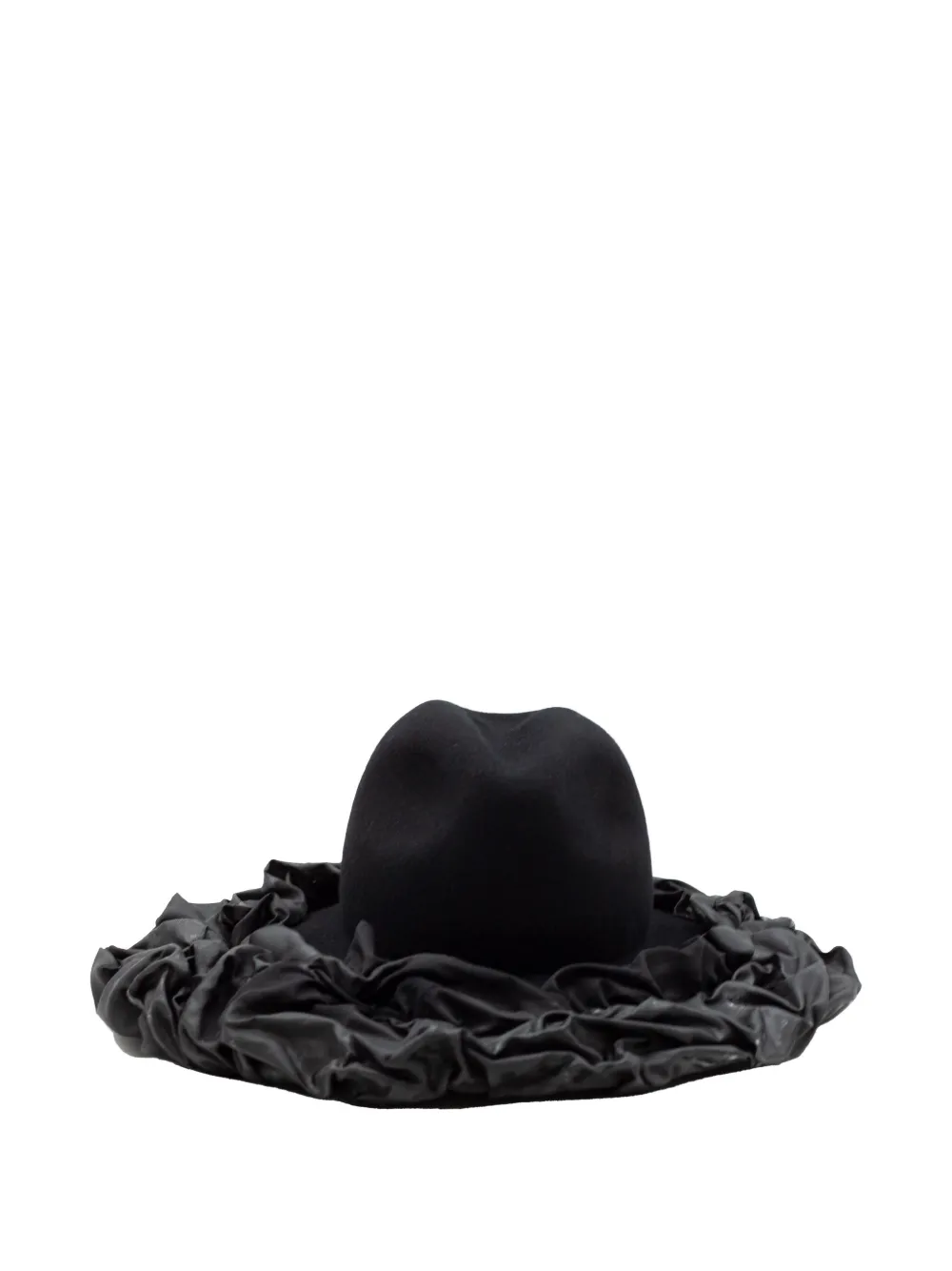 Шерстяная шляпа с оборками Comme Des Garcons, черный
Шерстяная шляпа с оборками Comme Des Garcons, черный