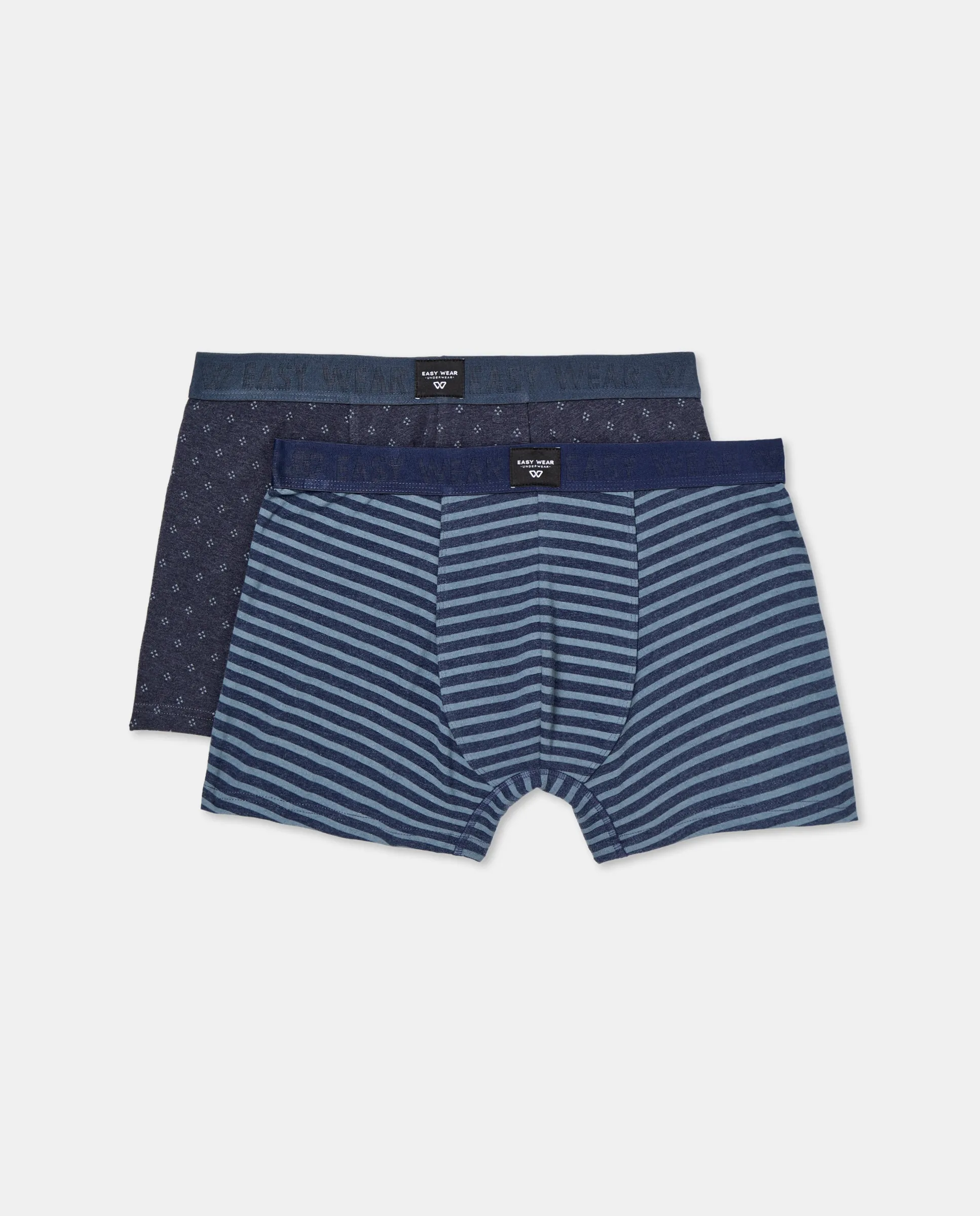 Комплект из двух эластичных боксеров для мужчин с принтом Easy Wear, темно-синий
Комплект из двух эластичных боксеров для мужчин с принтом Easy Wear, темно-синий