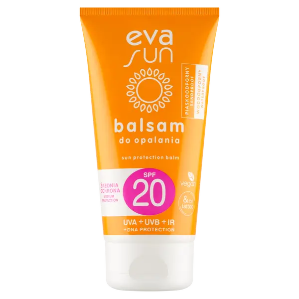 Солнцезащитный лосьон с spf20, 150 мл Eva Sun
Солнцезащитный лосьон с spf20, 150 мл Eva Sun