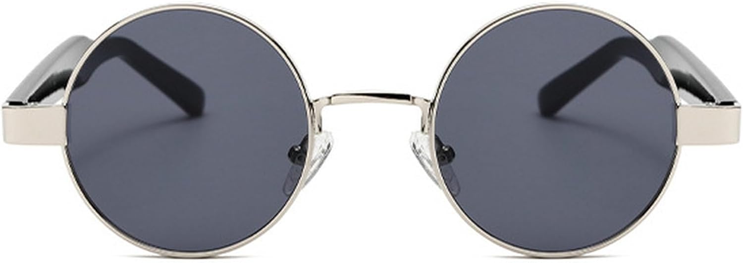 Ретро круглые солнцезащитные очки для женщин, модный дизайн 90-х, мужские маленькие солнцезащитные очки с защитой от УФ-излучения, стиль Y2k, панк-очки mincl, Silver Black
Ретро круглые солнцезащитные очки для женщин, модный дизайн 90-х, мужские маленькие солнцезащитные очки с защитой от УФ-излучения, стиль Y2k, панк-очки mincl, Silver Black
