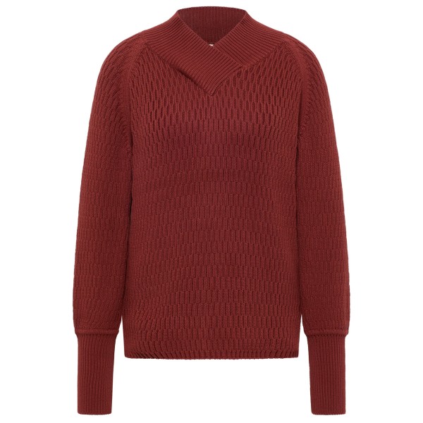 Женский свободный вязаный свитер - пуловер Tranquillo, Fired Brick
Женский свободный вязаный свитер - пуловер Tranquillo, Fired Brick