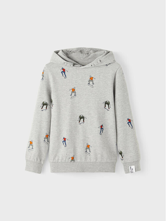 Толстовка обычного кроя Name It, серый
Толстовка обычного кроя Name It, серый