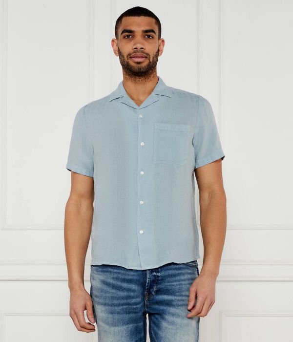 Льняная рубашка Эллино Straight fit Hugo, синий
Льняная рубашка Эллино Straight fit Hugo, синий