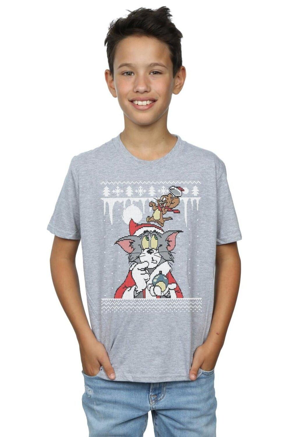 Футболка «Рождественская ярмарка с островом» Tom & Jerry, серый
Футболка «Рождественская ярмарка с островом» Tom & Jerry, серый