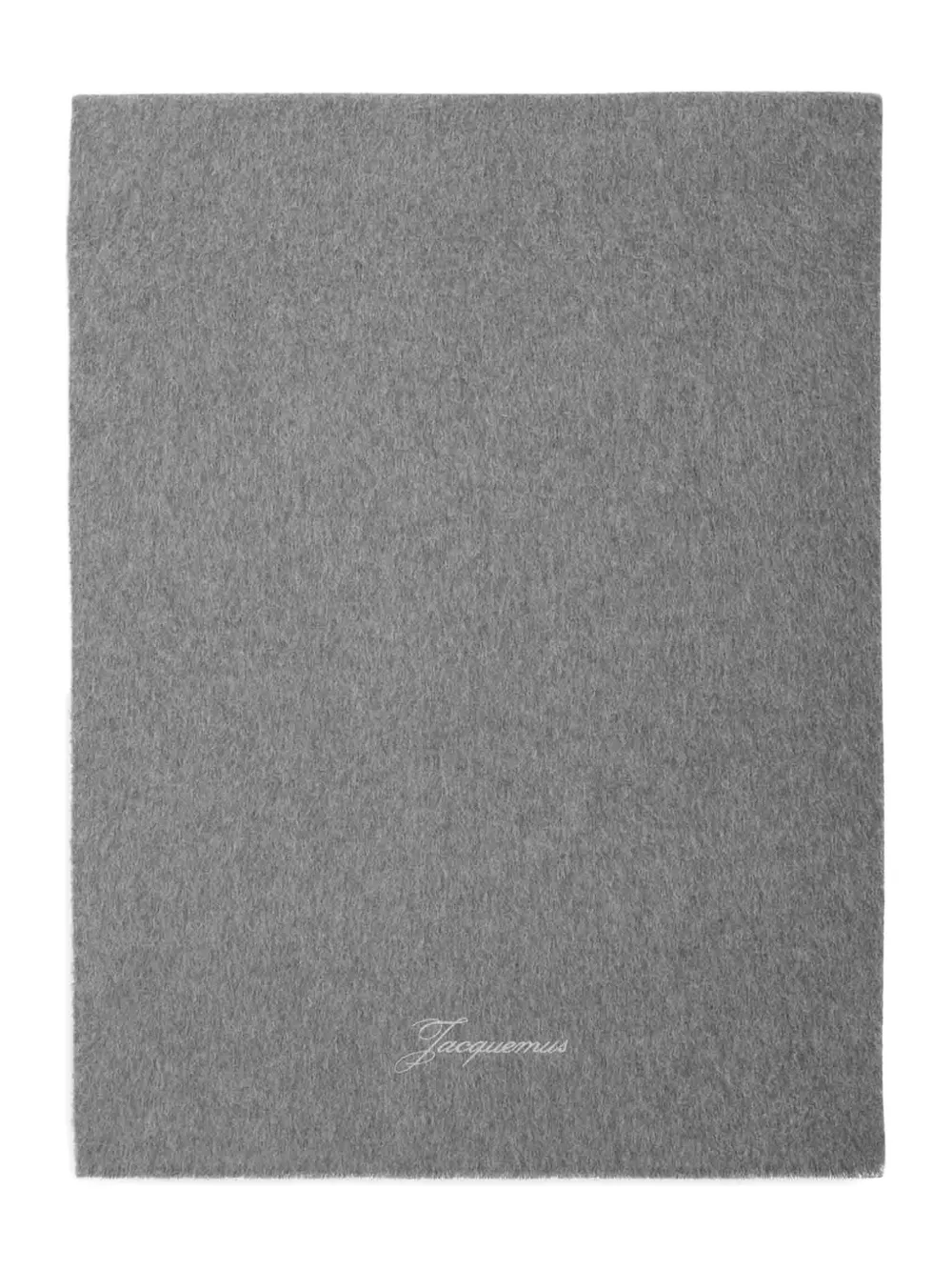 Шарф с вышитым логотипом Jacquemus, серый
Шарф с вышитым логотипом Jacquemus, серый
