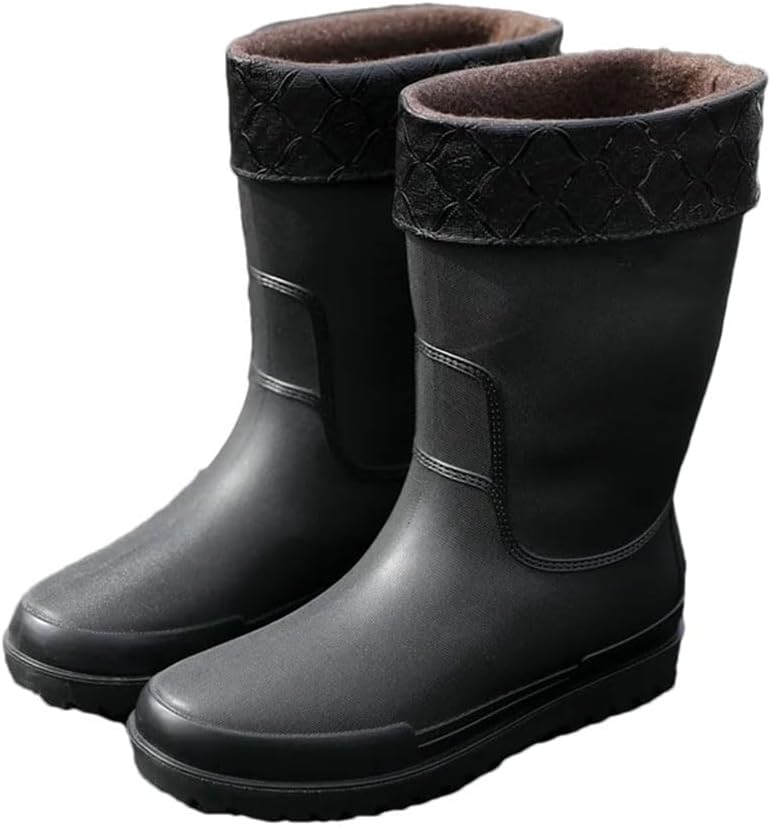 Мужская обувь для дождя, резиновые сапоги, взрослые водонепроницаемые средние по длине ботинки, мягкая и нескользящая толстая подошва Generic, черный
Мужская обувь для дождя, резиновые сапоги, взрослые водонепроницаемые средние по длине ботинки, мягкая и нескользящая толстая подошва Generic, черный