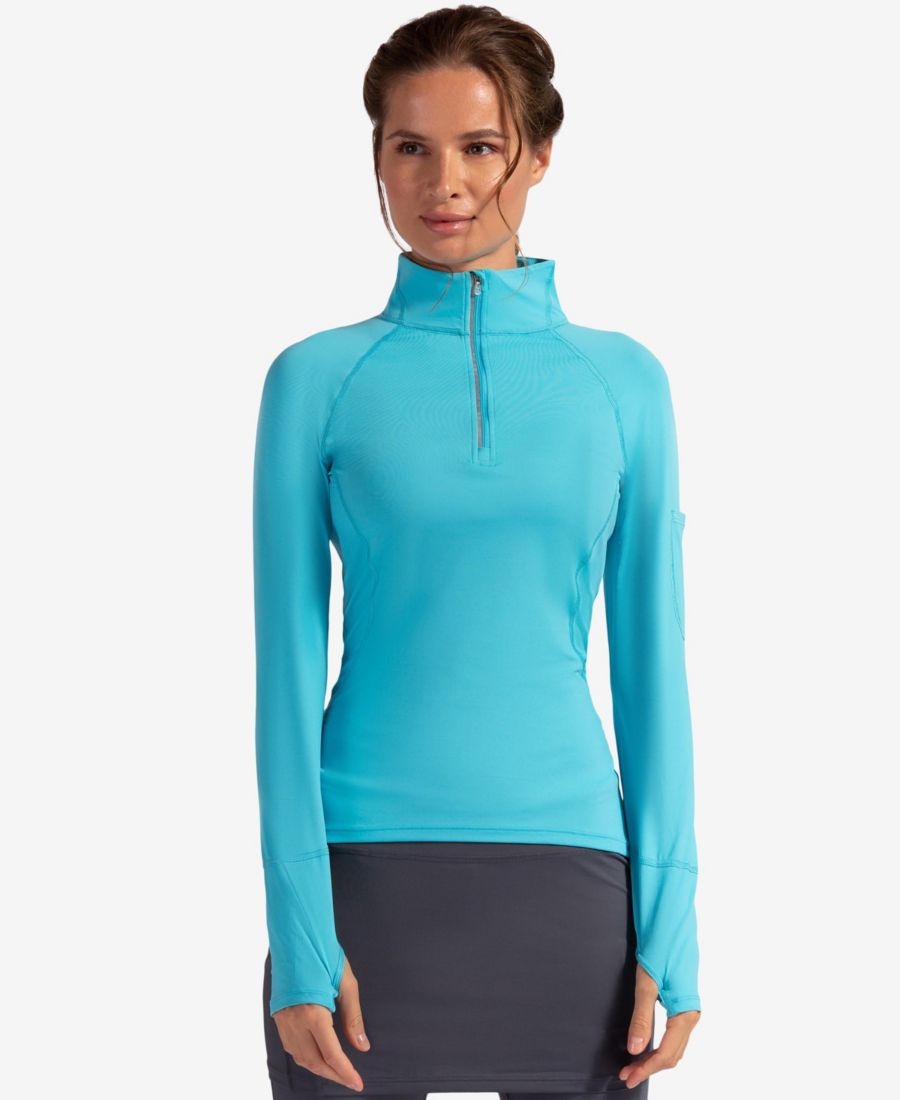Женская солнцезащитная блузка с застежкой-молнией и защитой от солнца UPF 50+ BloqUV, Light turquoise
Женская солнцезащитная блузка с застежкой-молнией и защитой от солнца UPF 50+ BloqUV, Light turquoise