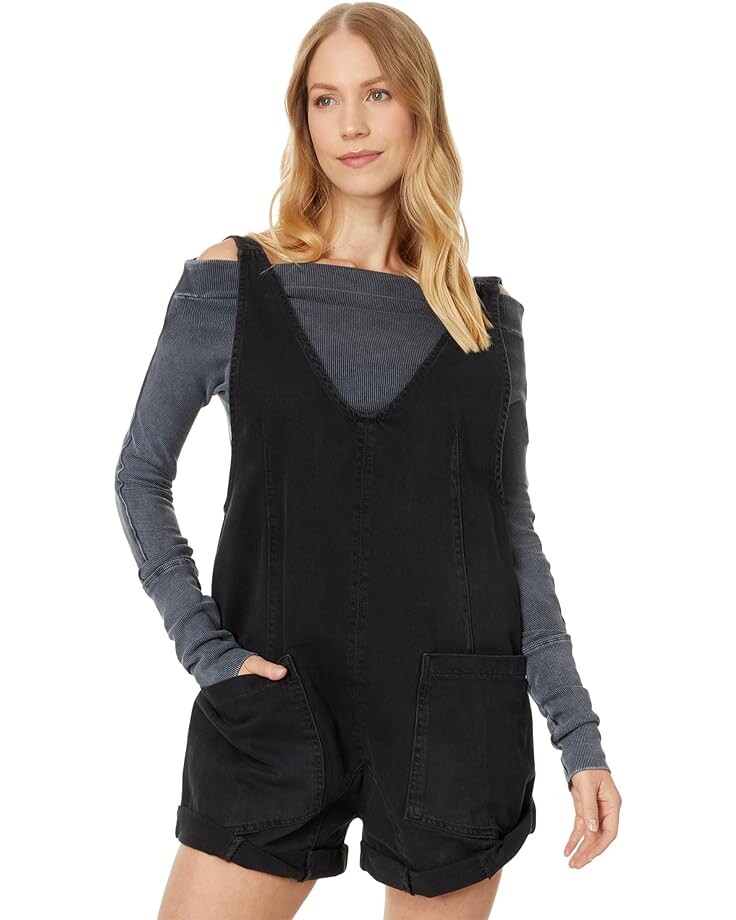 Шорты Free People High Roller Shortall, цвет True North 
Шорты Free People High Roller Shortall, цвет True North