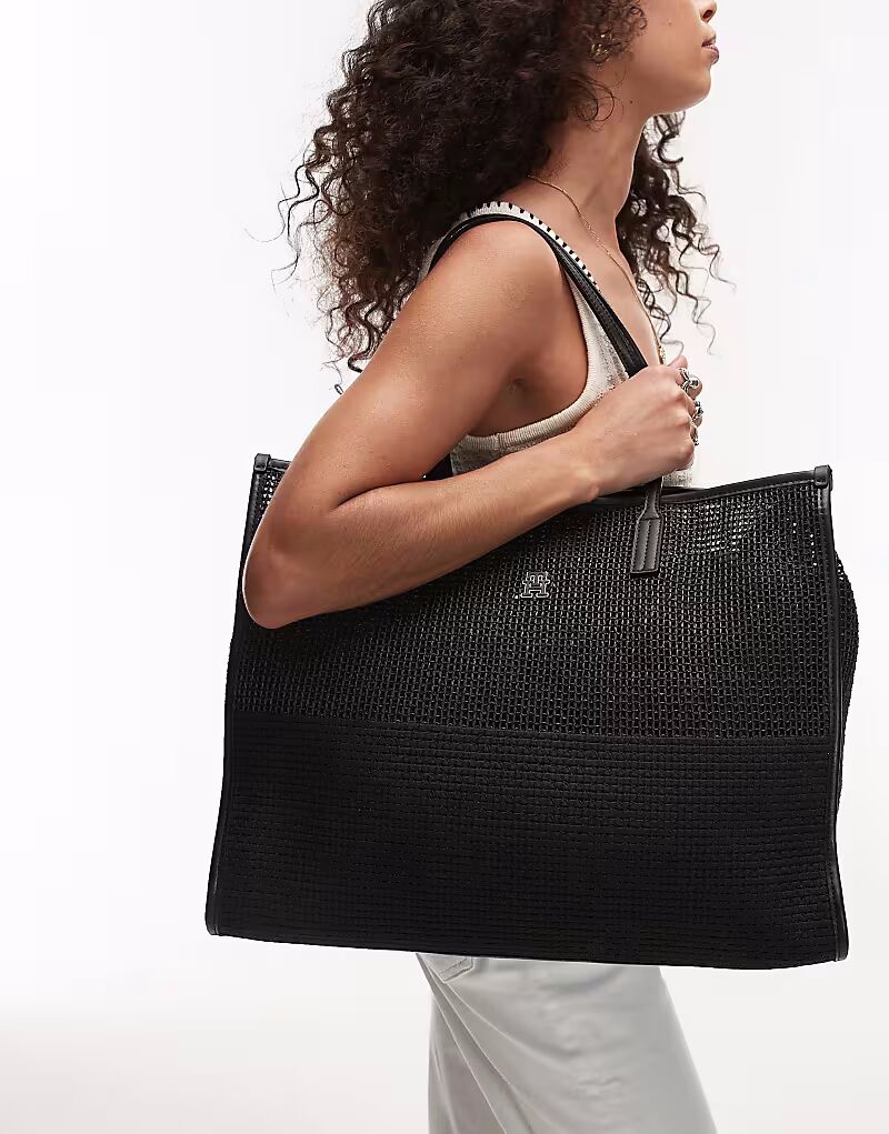 Большая сумка-тоут из плетеной соломы Tommy Hilfiger черного цвета, Черный, Большая сумка-тоут из плетеной соломы Tommy Hilfiger черного цвета
Большая сумка-тоут из плетеной соломы Tommy Hilfiger черного цвета, Черный, Большая сумка-тоут из плетеной соломы Tommy Hilfiger черного цвета