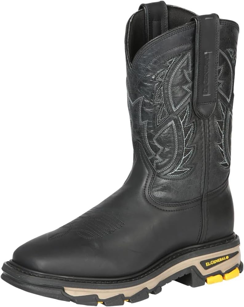 Мужские сапоги Men’s El General Rodeo Crazy Black из натуральной кожи с квадратным носком, на резиновой подошве, противоскользящие, прочные, легкие, удобные, средней высоты, вестерн стиль для работы и активного отдыха, ручная работа Generic, ini...
Мужские сапоги Men’s El General Rodeo Crazy Black из натуральной кожи с квадратным носком, на резиновой подошве, противоскользящие, прочные, легкие, удобные, средней высоты, вестерн стиль для работы и активного отдыха, ручная работа Generic, ini...